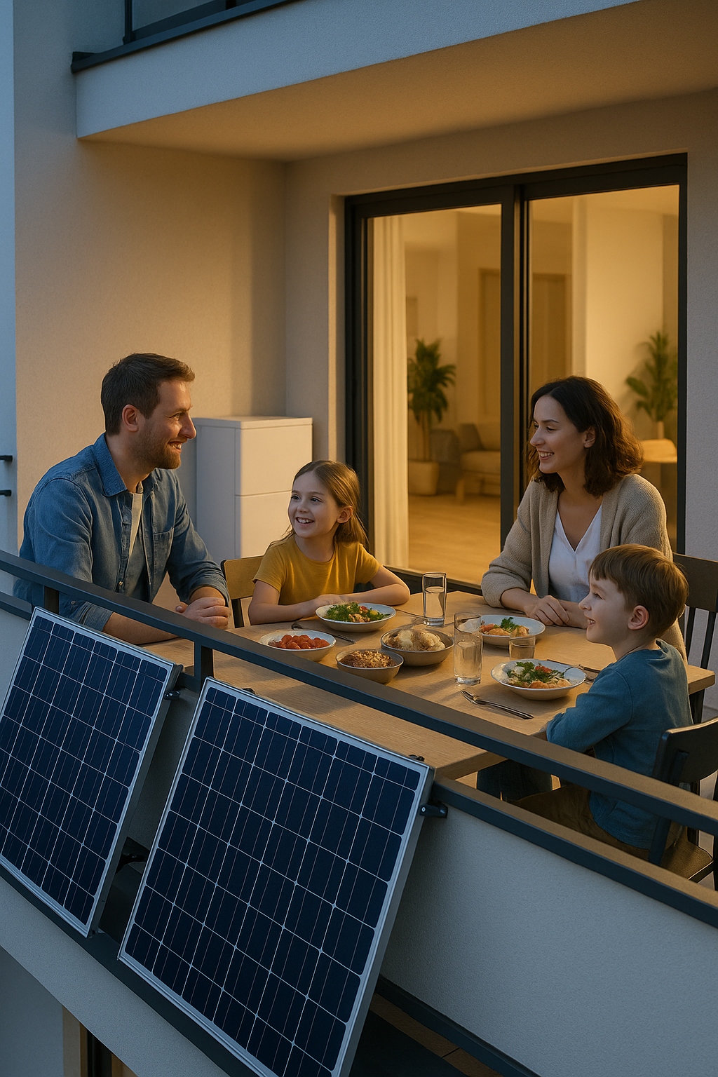 Kleinspeicher mit Balkonkraftwerk